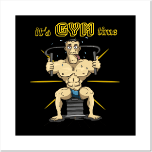 it's GYM time Posters and Art